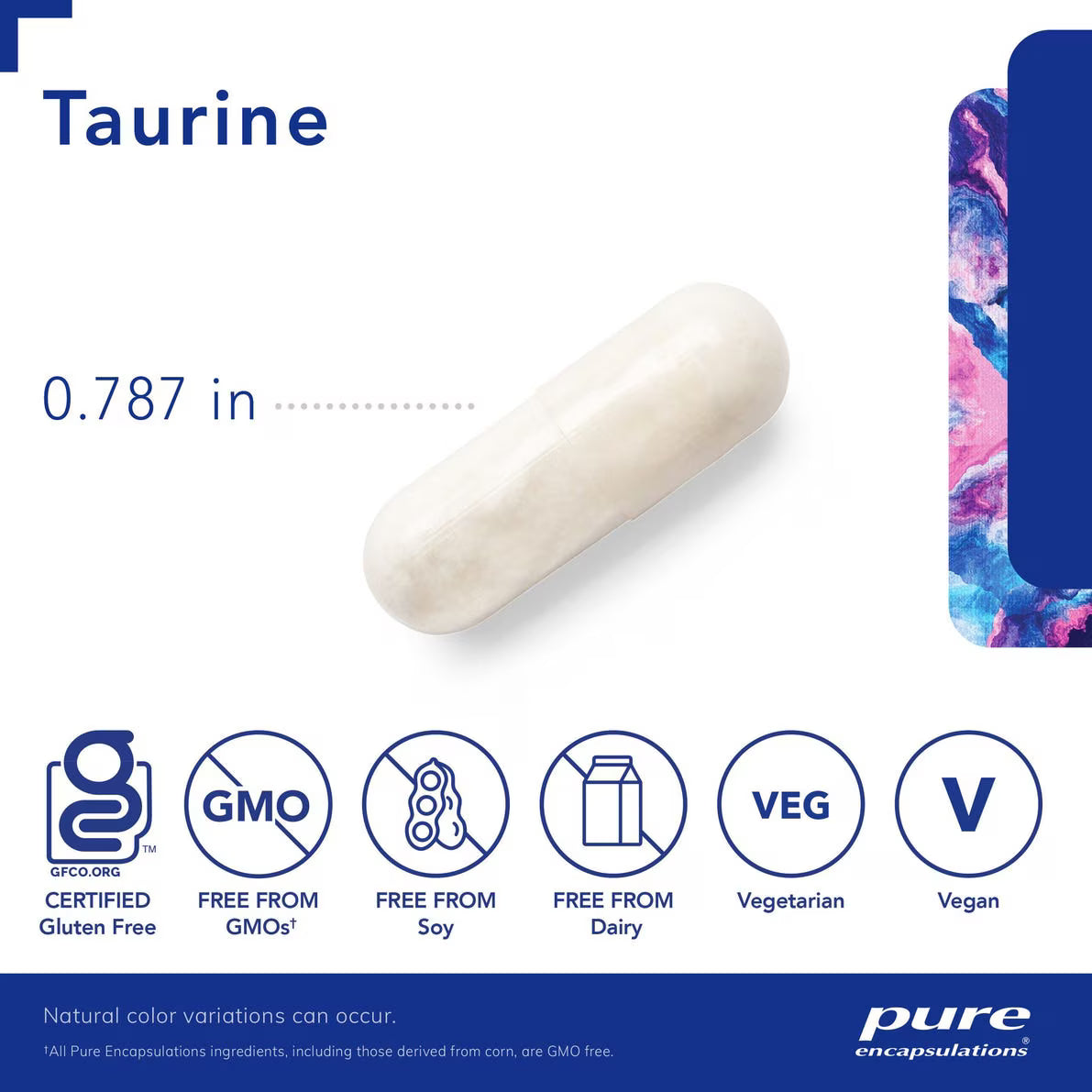 Taurine 500 mg 60's