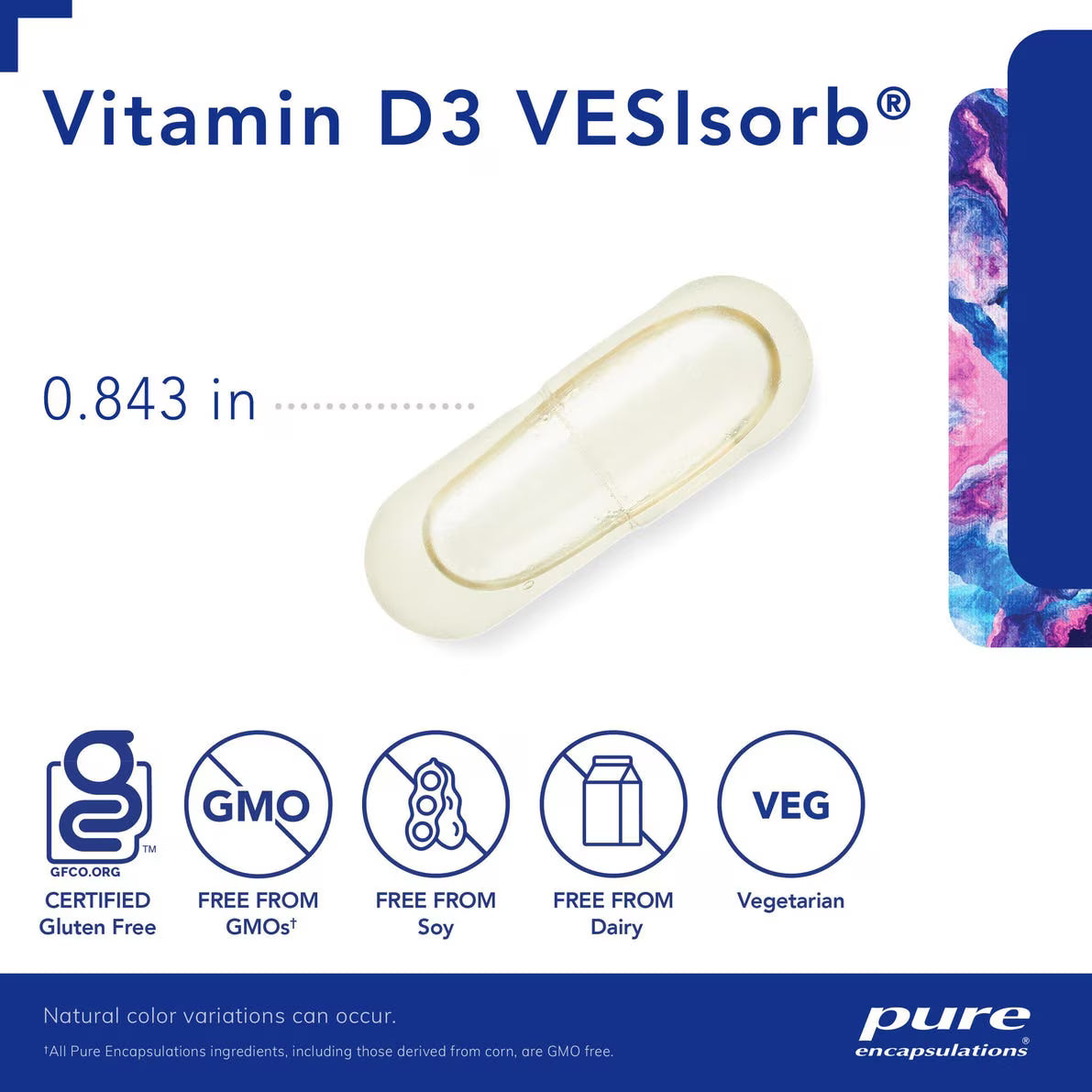 Vitamin D3 VESIsorb® 60's