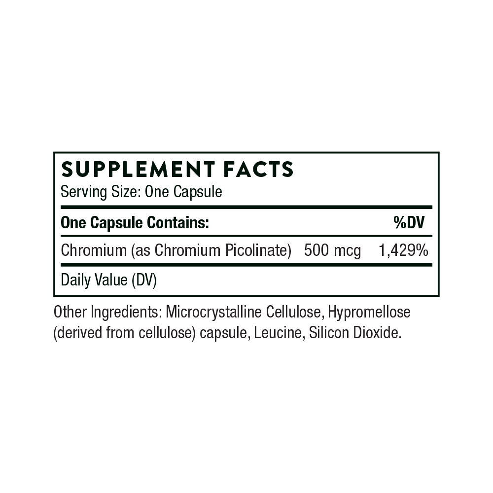 Chromium Picolinate - 60 Capsules