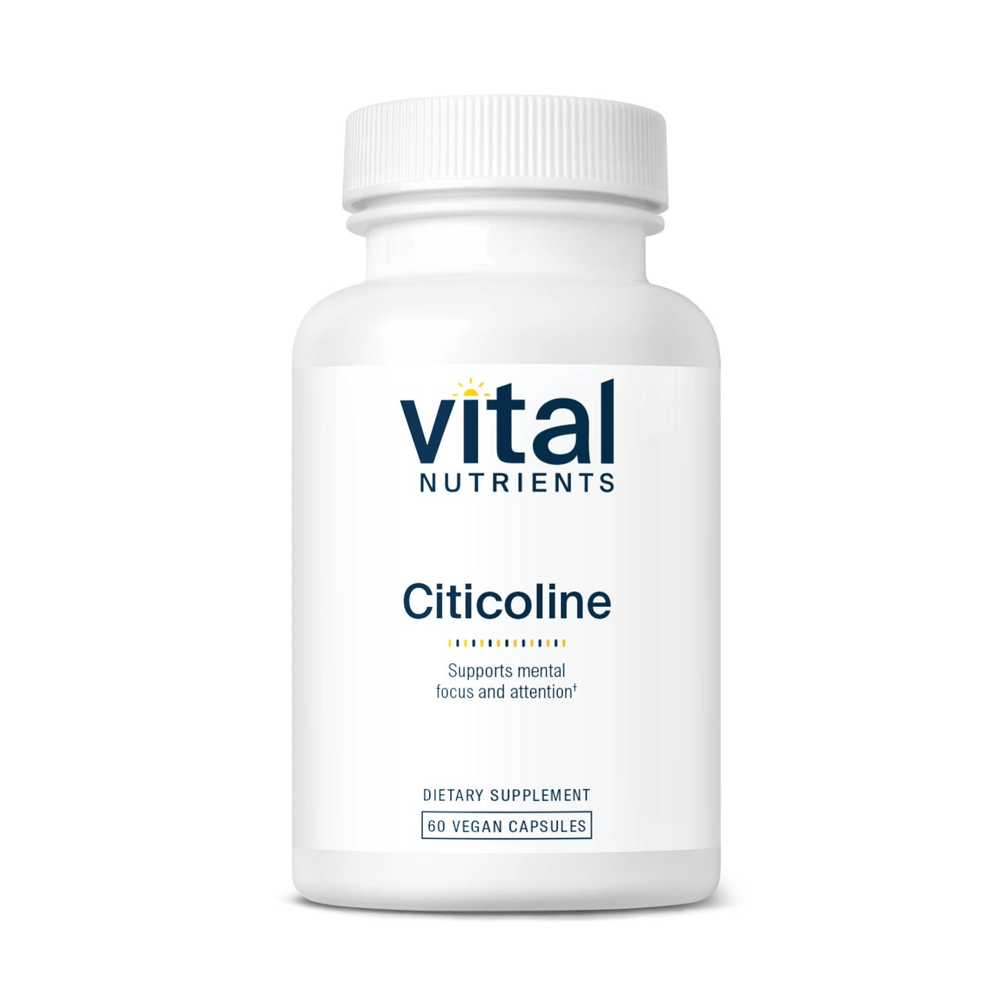 Vital Nutrients Citicoline supplement to help support mental focus and attention.*