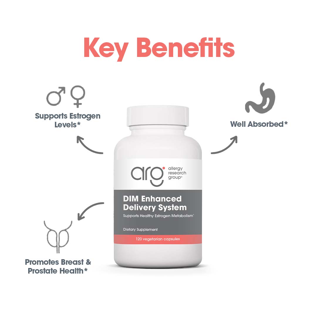 DIM Enhanced Delivery System - suggested use: 2 to 4 capsules one or two times daily with food