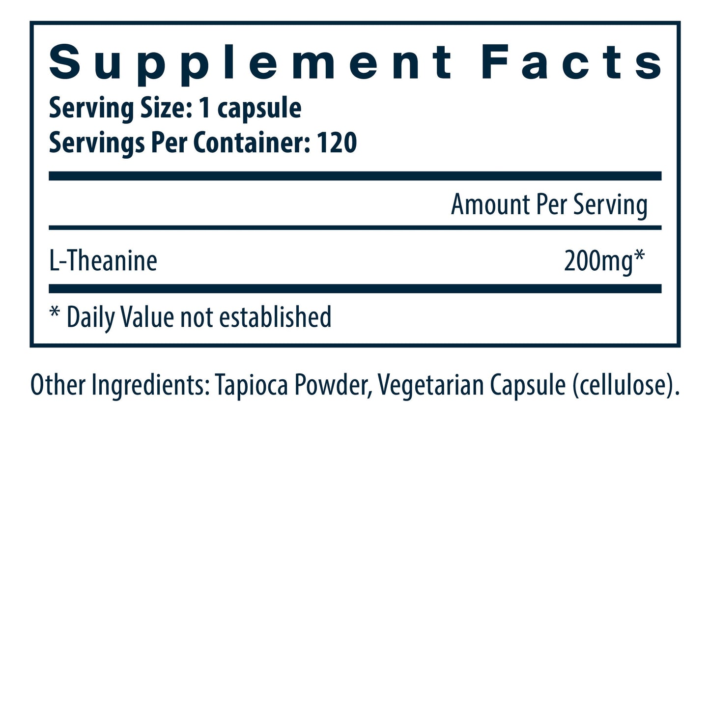 L-Theanine 200 mg