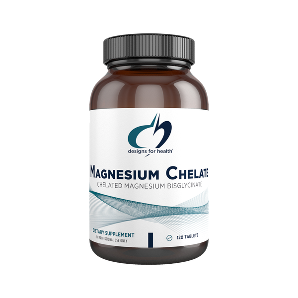 Magnesium Chelate 120 tablets bottle image old