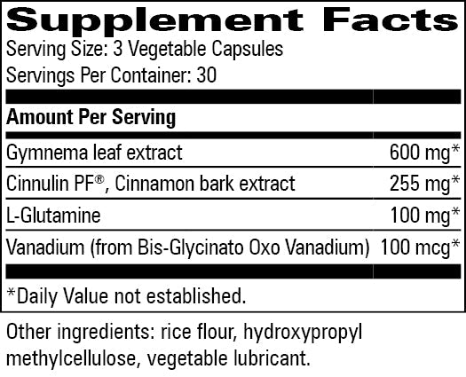 Vanadium Complex with Cinnulin PF®