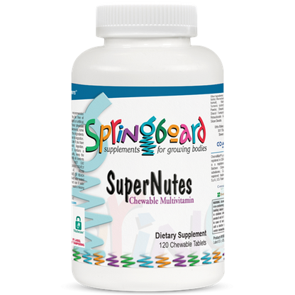 SuperNutes supplement facts image
