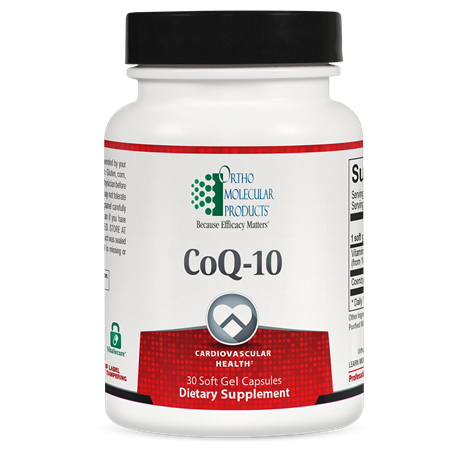 CoQ-10 supplement facts image