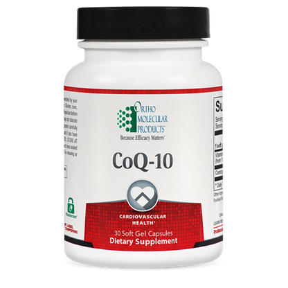 CoQ-10 supplement facts image