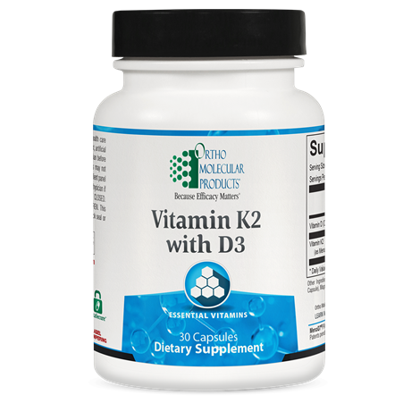 Vitamin K2 with D3 supplement facts image