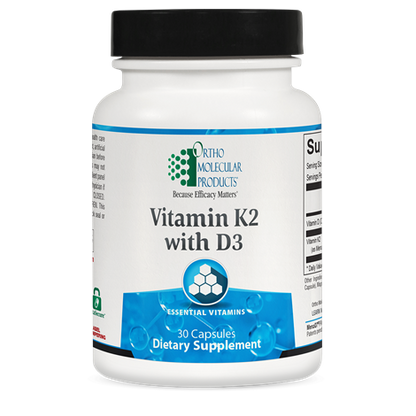 Vitamin K2 with D3 supplement facts image