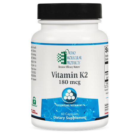 Vitamin K2 180 mcg supplement facts image
