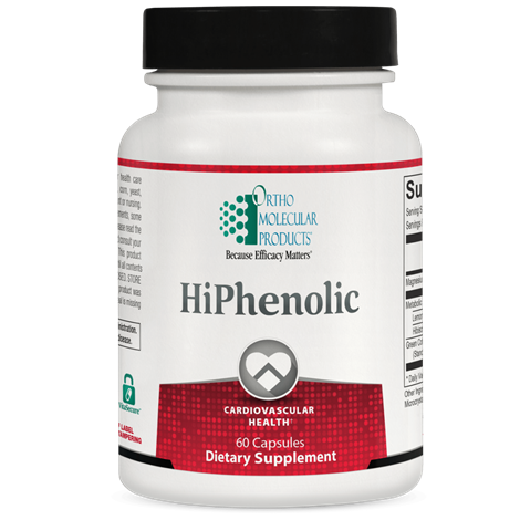 HiPhenolic supplement facts image