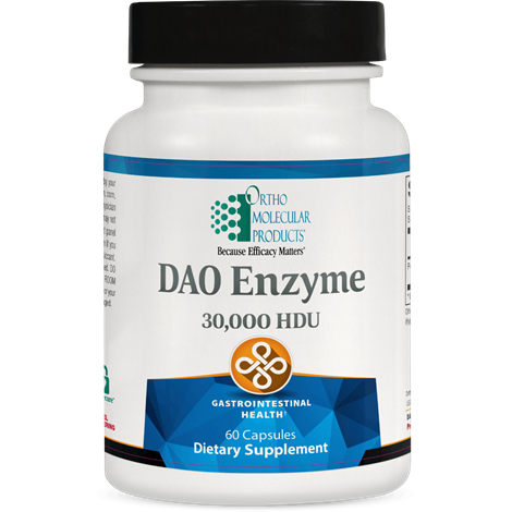DAO Enzyme supplement facts image
