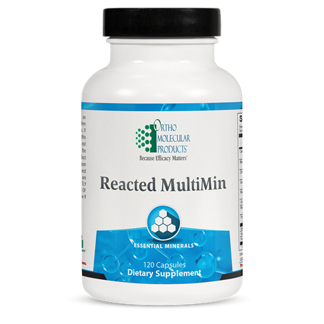 Reacted MultiMin supplement facts image