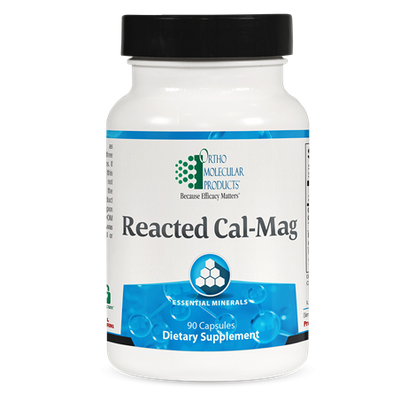 Reacted Cal-Mag supplement facts image