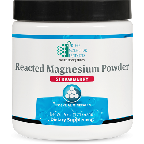 Reacted Magnesium Powder supplement facts image