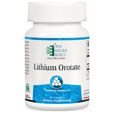 Lithium Orotate supplement facts image