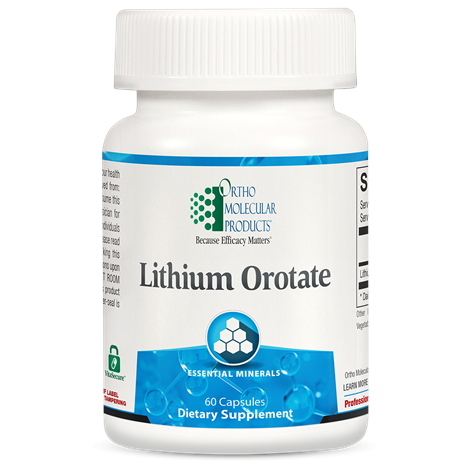 Lithium Orotate supplement facts image