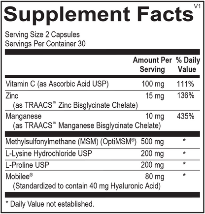 Collagen Factors supplement facts image
