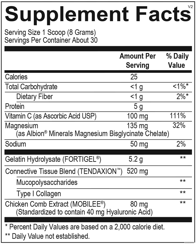 CollaGEN supplement facts image