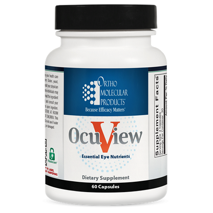 OcuView supplement facts image