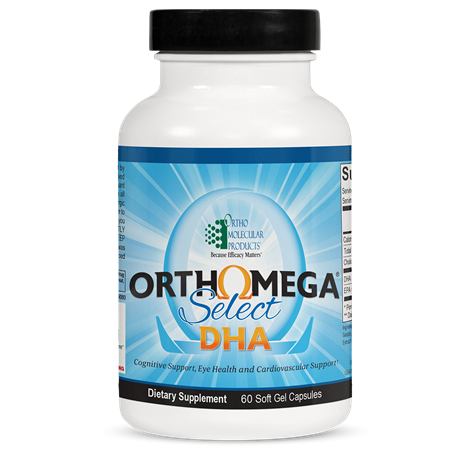 Orthomega® Select DHA supplement facts image