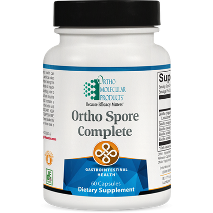 Ortho Spore Complete supplement facts image