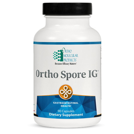 Ortho Spore IG supplement facts image