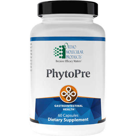 PhytoPre supplement facts image