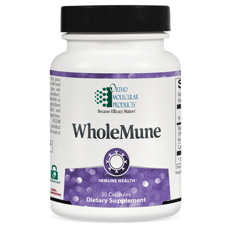 WholeMune supplement facts image