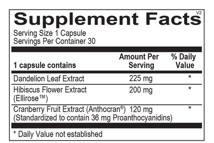 UT Defense supplement facts image
