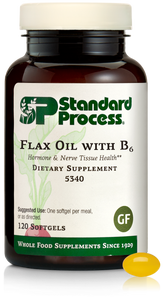 Flax Oil with B6, 120 Softgels