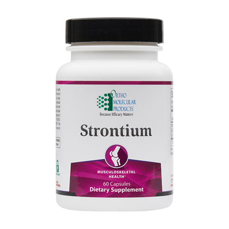 Strontium supplement facts image
