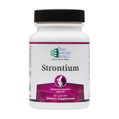 Strontium supplement facts image