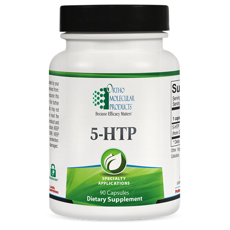 5-HTP 100mg supplement facts image