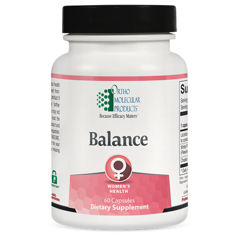 Balance supplement facts image