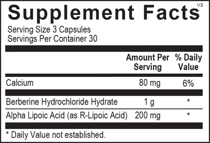 CM Core® supplement facts image