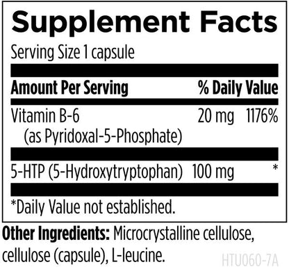 5-HTP Supreme™ 60 capsules supplement facts image