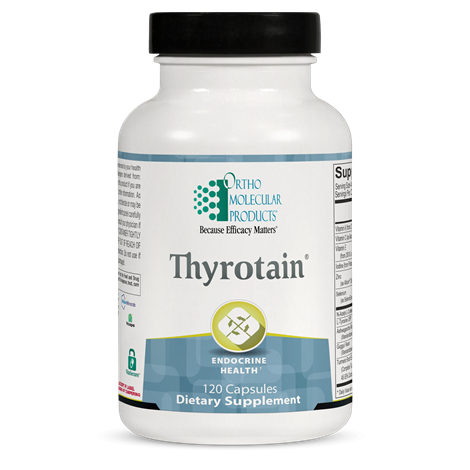 Thyrotain® supplement facts image