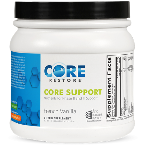 Core Support - French Vanilla supplement facts image