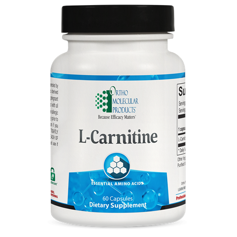 L-Carnitine supplement facts image