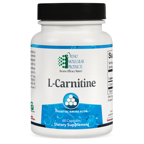 L-Carnitine supplement facts image