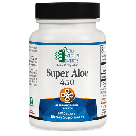 Super Aloe 450 supplement facts image