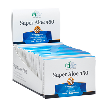 Super Aloe 450 Blister Packs supplement facts image