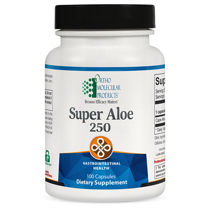 Super Aloe 250 supplement facts image