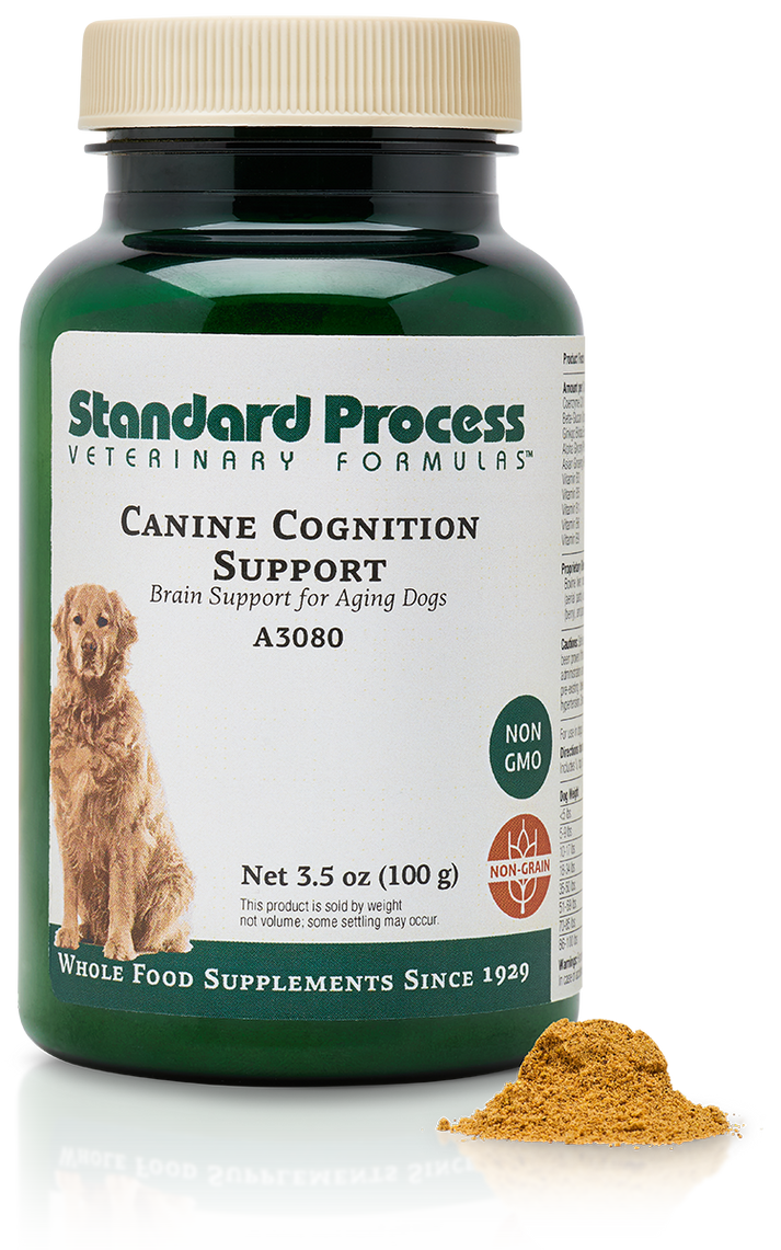 Canine cognition support bottle