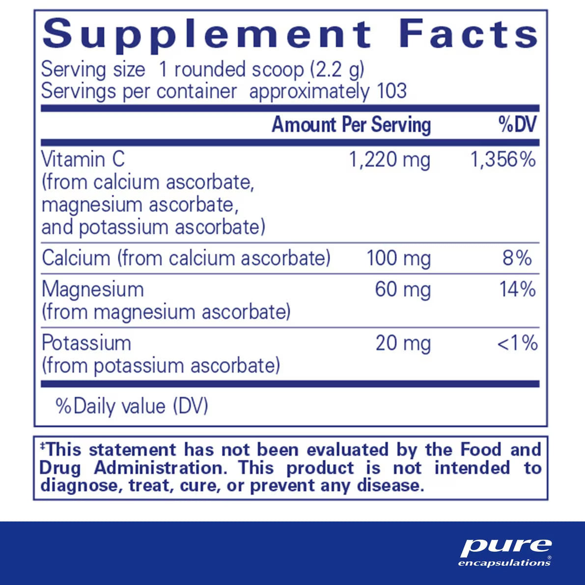 Buffered Ascorbic Acid powder 227 g