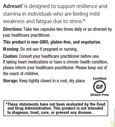 Metagenics Formula: ADRES - Recommended Use