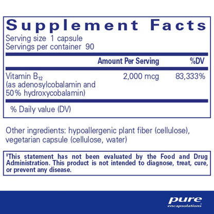 Adenosyl/Hydroxy B12 90's