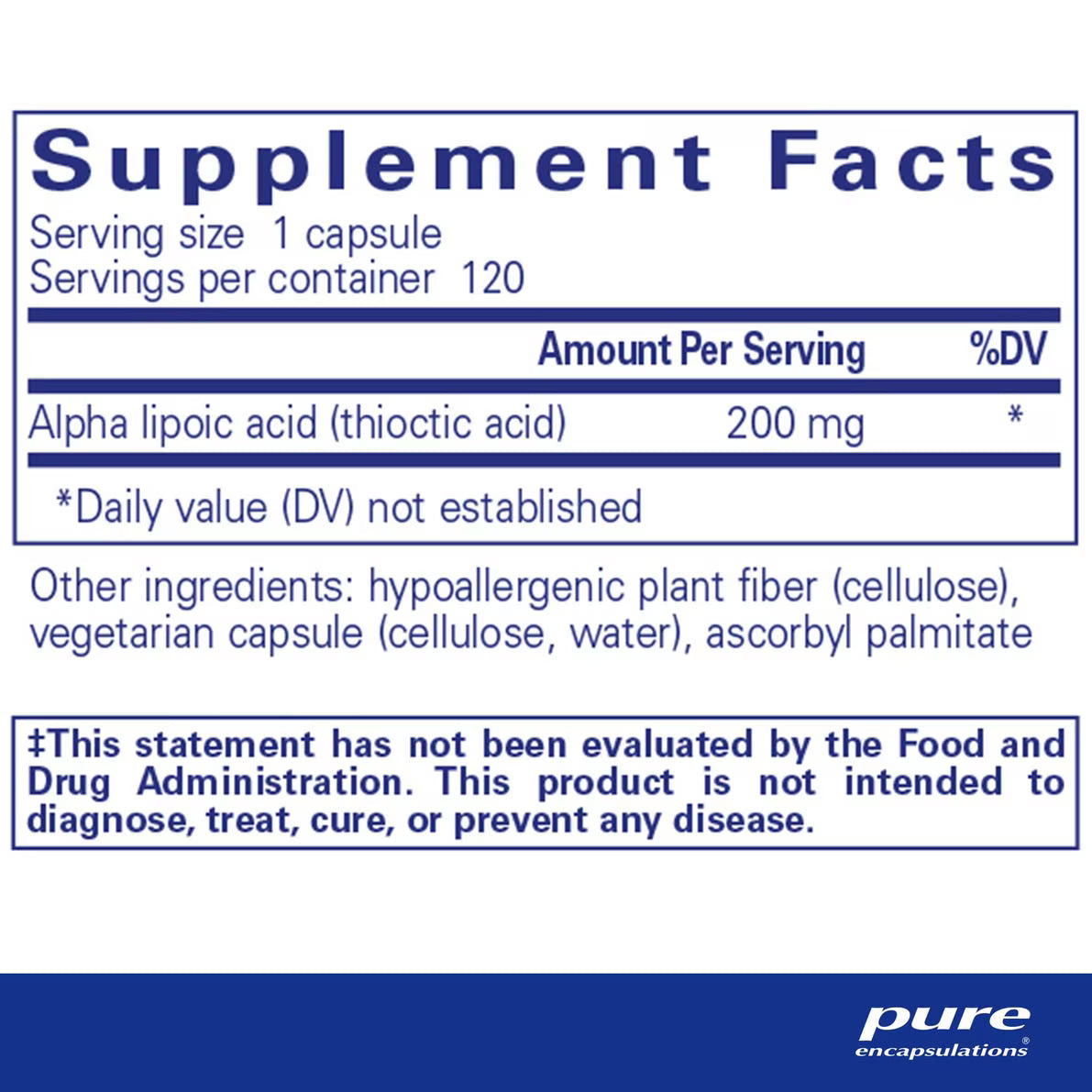 Alpha Lipoic Acid 200 mg