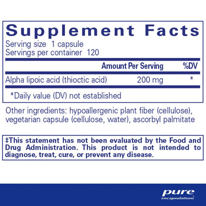 Alpha Lipoic Acid 200 mg
